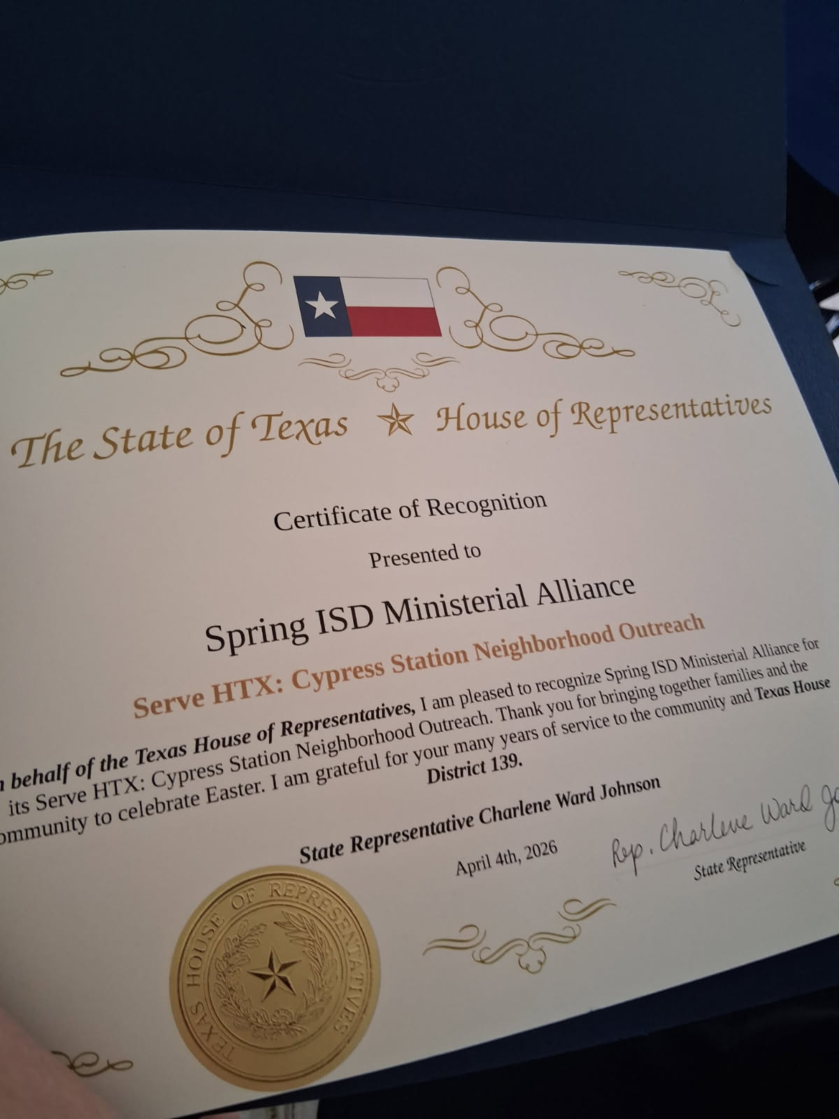 Community Outreach @ Cypress Station Park